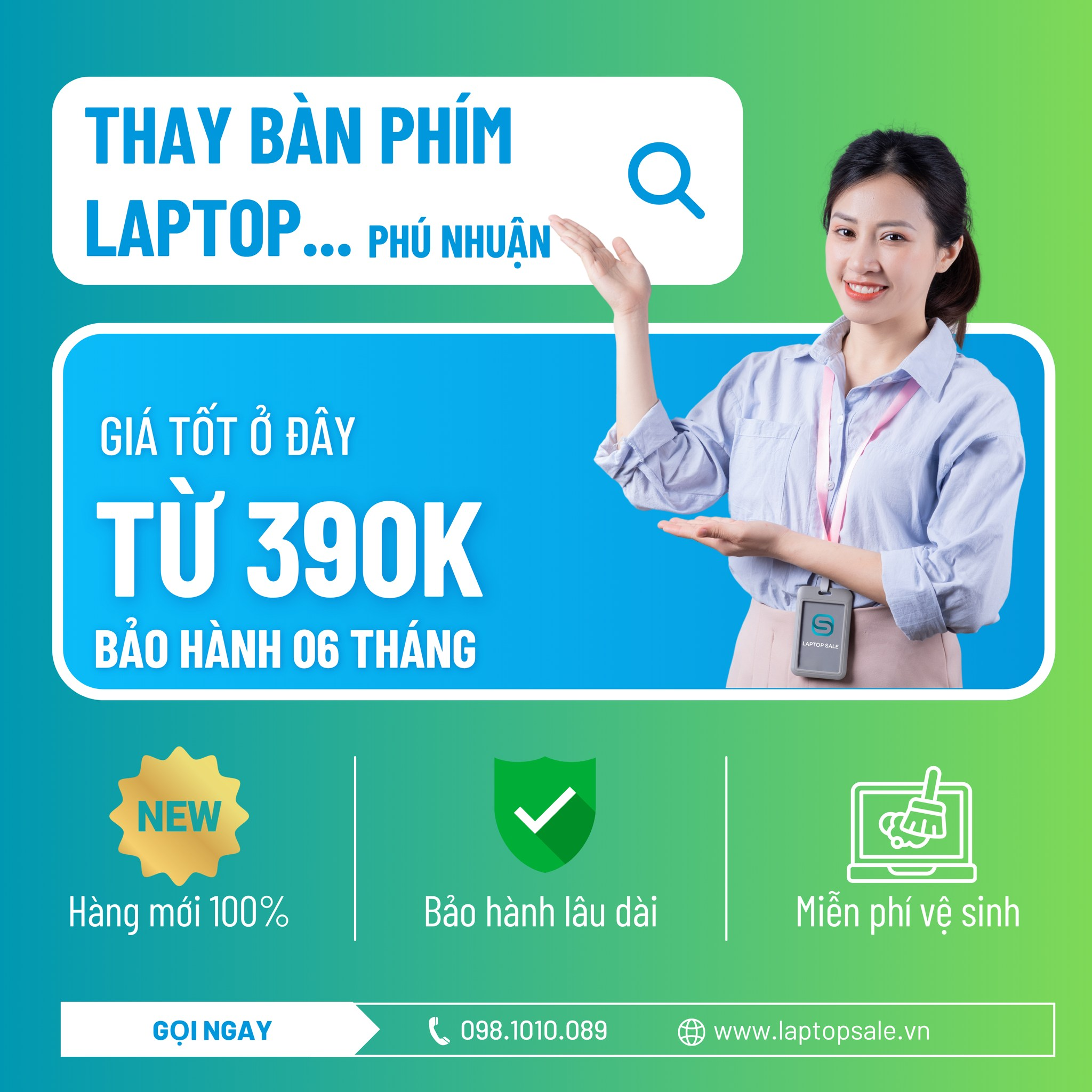 Thay Bàn Phím Laptop Giá Tốt Nhất Tại Phú Nhuận – Nhanh, Chuẩn, Bảo Hành Rõ Ràng