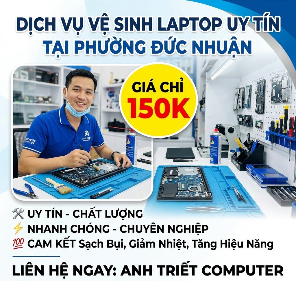 Dịch vụ thay bàn phím laptop Dell giá tốt tại TP.HCM uy tín, sửa nhanh, kỹ thuật chuyên sâu, hỗ trợ nhiều dòng Dell Latitude, Inspiron, Precision, XPS. Liên hệ Anh Triết Computer 0981010089.
