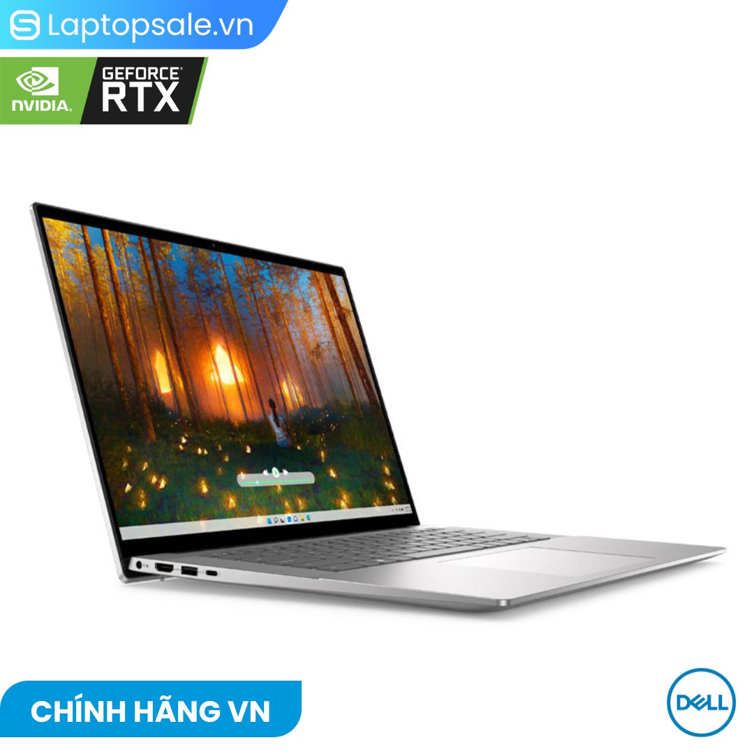 Laptop Dell Inspiron 16 5630 H6KRV/ Intel Core i5-1340P/ 16GB/ 512GB/ NVIDIA GeForce RTX 2050/ 16 inch FHD+/ Win 11/ Bạc – New 100% Chính hãng