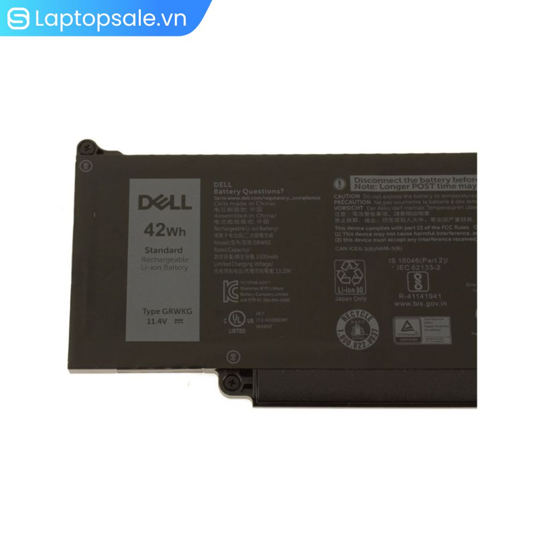 Pin Dell OEM Original Latitude 5440 3540 5540 5340 3440 / Precision 3580 42Wh 3-cell Laptop Battery – GRWKG